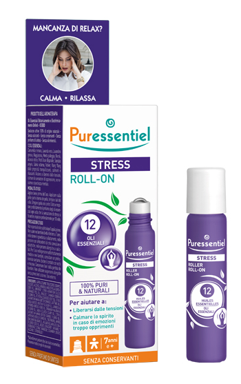 PURESSENTIEL ROLLER SOS STRESS 12 OLI ESSENZIALI 5 ML - Farmaciapacini.it
