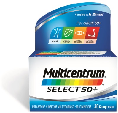 MULTICENTRUM SELECT 50+ 30 COMPRESSE - Farmaciapacini.it