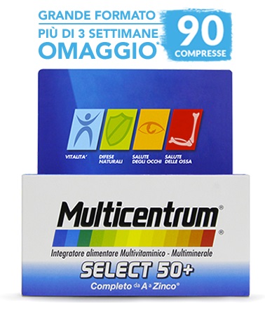 MULTICENTRUM SELECT 50+ 90 COMPRESSE - Farmaciapacini.it