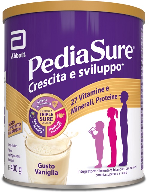 PEDIASURE CRESCITA&SVILUPPO VANIGLIA 400 G - Farmaciapacini.it