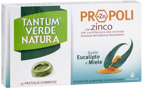 TANTUM VERDE NATURA PASTIGLIE GOMMOSE EUCALIPTO & MIELE 30 G - Farmaciapacini.it