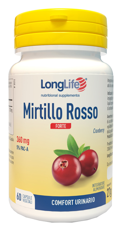 LONGLIFE MIRTILLO ROSSO FORTE 60 CAPSULE - Farmaciapacini.it
