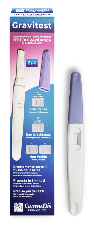 TEST GRAVIDANZA GRAVITEST 2 PEZZI - Farmaciapacini.it