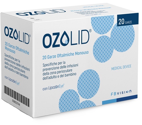GARZA OZOLID OFTALMICA TNT CON OLIO OZONIZZATO IN FOSFOLIPIDI LIPOZONEYE 20 PEZZI - Farmaciapacini.it