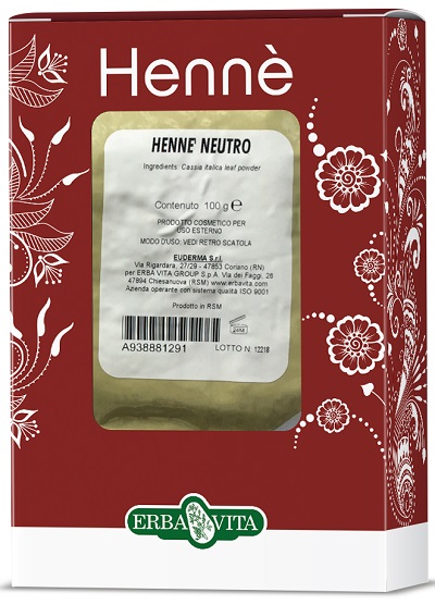 HENNE COLORANTE CAPELLI NEUTRO 100 G - Farmaciapacini.it