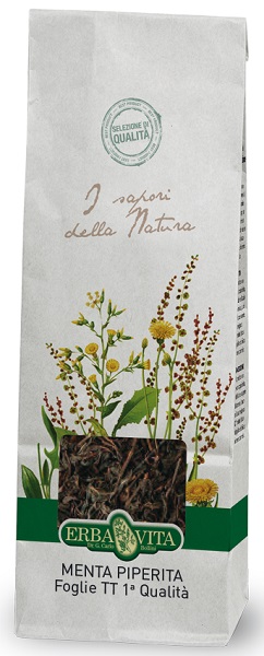 MENTA PIPERITA TAGLIO TISANA PRIMA QUALITA' FOGLIE 100 G - Farmaciapacini.it