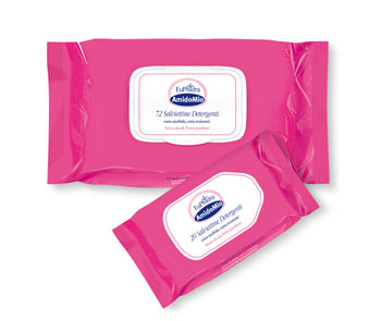 EUPHIDRA AMIDOMIO SALVIETTE UMIDIFICATE 72 PEZZI - Farmaciapacini.it