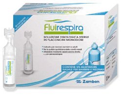 FLUIRESPIRA SOLUZIONE FISIOLOGICA STERILE 30 FLACONCINI MONODOSE DA 5ML - Farmaciapacini.it