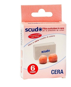 TAPPO AURICOLARE EARPLUG SCUDO IN CERA 6 COPPIE 12 PEZZI ARTICOLO 7EN081 - Farmaciapacini.it