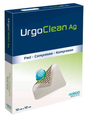 MEDICAZIONE TNT ASSORBENTE GELIFICANTE URGOCLEAN AG/SILVER 10X10CM 5 PEZZI - Farmaciapacini.it