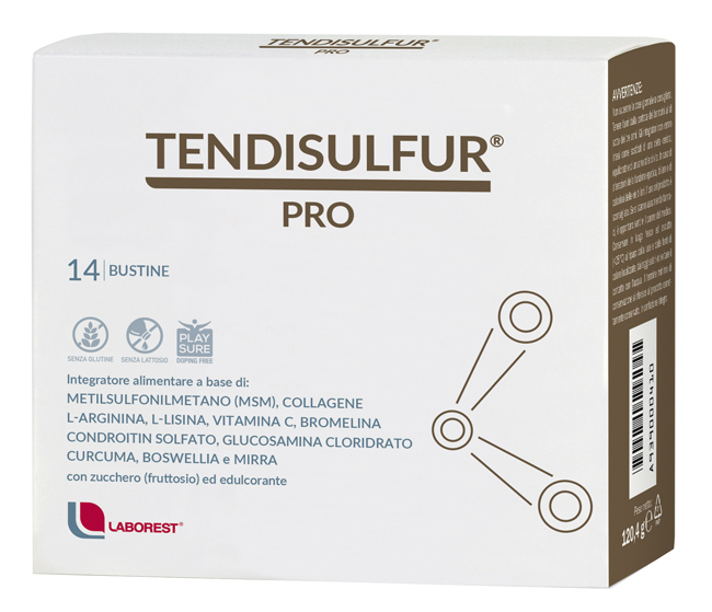 TENDISULFUR PRO 14 BUSTINE DA 8,6G - Farmaciapacini.it