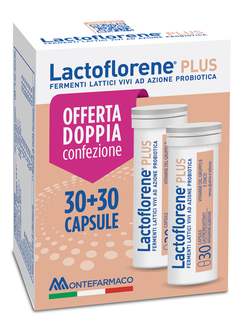 LACTOFLORENE PLUS BIPACK 30 CAPSULE 26,40 G - Farmaciapacini.it