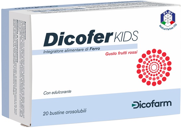 DICOFER KIDS 20 BUSTINE OROSOLUBILI - Farmaciapacini.it