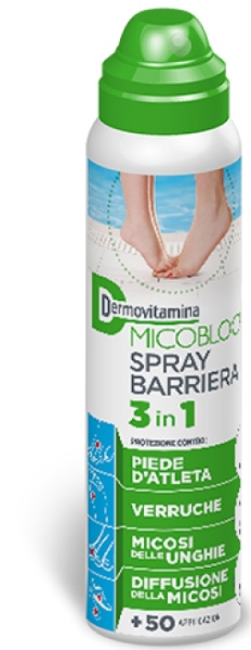 DERMOVITAMINA MICOBLOCK SPRAY BARRIERA 3 IN 1 PIEDE D'ATLETA 100 ML - Farmaciapacini.it