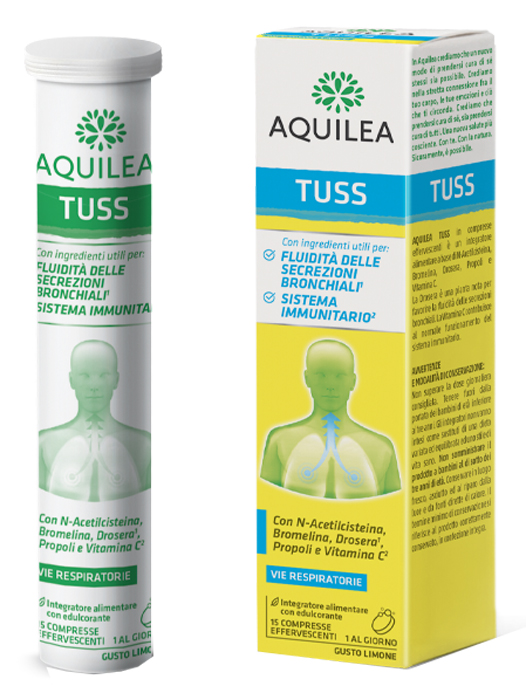 AQUILEA TUSS 15 COMPRESSE EFFERVESCENTI 90 G - Farmaciapacini.it