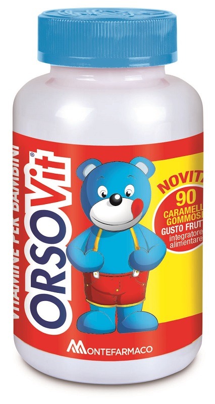 ORSOVIT CARAMELLE GOMMOSE 90 PEZZI - Farmaciapacini.it