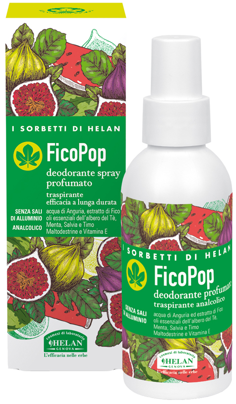 I SORBETTI DI HELAN FICOPOP DEODORANTE PROFUMATO TRASPIRANTE ANALCOLICO 100 ML - Farmaciapacini.it