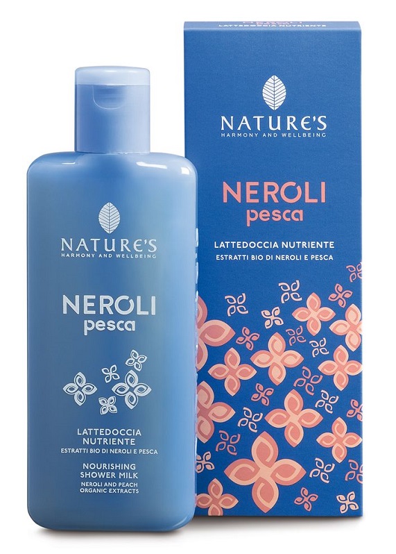 NATURE'S NEROLI E PESCA LATTE DOCCIA NUTRIENTE 200 ML - Farmaciapacini.it