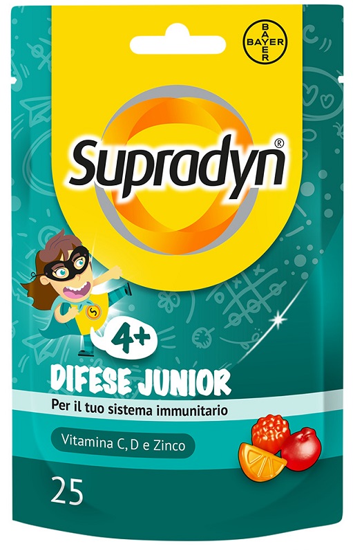 SUPRADYN DIFESE JUNIOR 25 CARAMELLE GOMMOSE  - Farmaciapacini.it