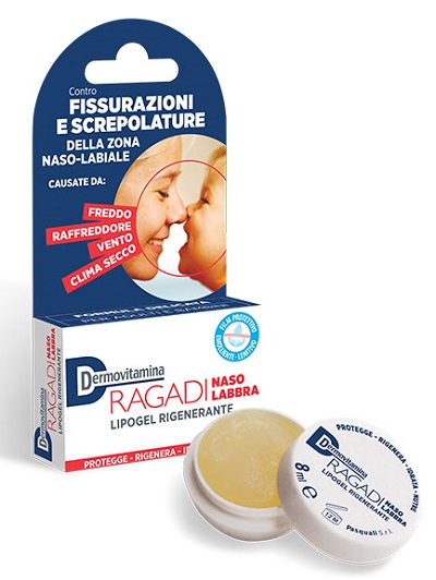DERMOVITAMINA RAGADI NASO E LABBRA LIPOGEL RIGENERANTE 8 ML - Farmaciapacini.it