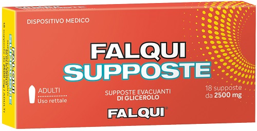 SUPPOSTE FALQUI 18 SUPPOSTE CON GLICERINA 2500MG ADULTI - Farmaciapacini.it