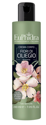 EUPHIDRA CREMA CORPO IDRATANTE CILIEGIO IN FLACONE CON ETICHETTA - Farmaciapacini.it