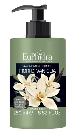 EUPHIDRA SAPONE LIQUIDO MANI VANIGLIA IN FLACONE CON ETICHETTA DISPENSER - Farmaciapacini.it