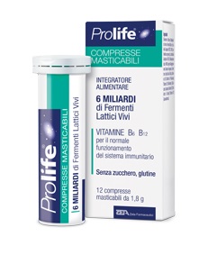 PROLIFE COMPRESSE MASTICABILI INTEGRATORE ALIMENTARE IN TUBETTO CON ASTUCCIO - Farmaciapacini.it