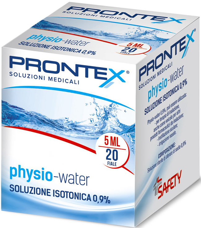 SOLUZIONE FISIOLOGICA PRONTEX PHYSIO ISOTONIC 20 FIALE DA 5 ML - Farmaciapacini.it