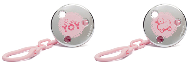 SUAVINEX CLIP GIOIELLO ROSA - Farmaciapacini.it