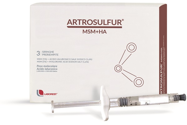 ARTROSULFUR MSM+HA 3 SIRINGHE PRERIEMPITE - Farmaciapacini.it