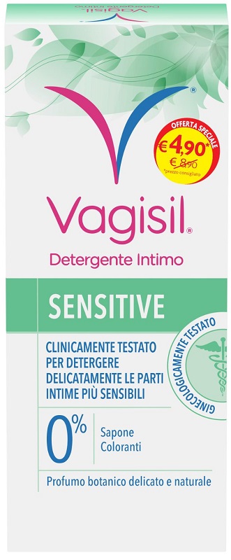 VAGISIL DETERGENTE SENSITIVE 250 ML + 75 ML OFFERTA SPECIALE - Farmaciapacini.it