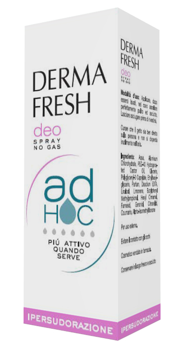 DERMAFRESH DEO SPRAY NO GAS AD HOC IPERSUDORAZIONE DEODORANTE 100 ML - Farmaciapacini.it