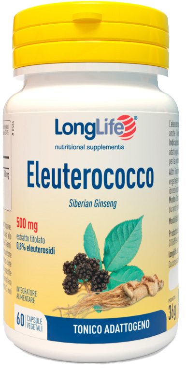 LONGLIFE ELEUTEROCOCCO 0,8% 60 CAPSULE 500MG - Farmaciapacini.it