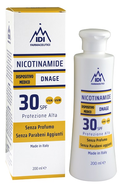 NICOTINAMIDE DNAGE 30SPF PROTEZIONE ALTA 200 ML - Farmaciapacini.it