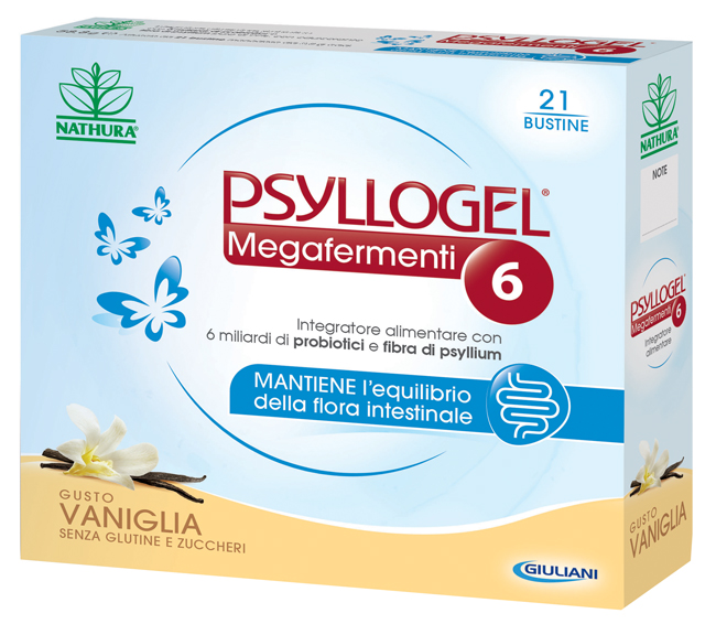 PSYLLOGEL MEGAFERMENTI 6 VANIGLIA 21 BUSTINE - Farmaciapacini.it