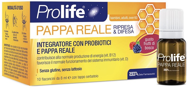 PROLIFE PAPPA REALE 10 FLACONI DA 8 ML - Farmaciapacini.it