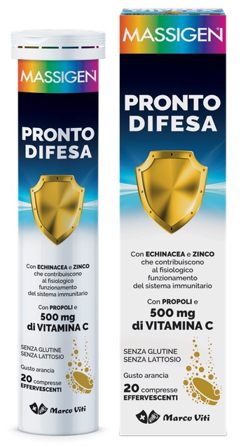 MASSIGEN PRONTO DIFESA 20 COMPRESSE EFFERVESCENTI - Farmaciapacini.it