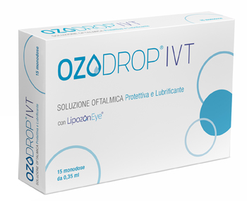 OZODROP IVT SOLUZIONE OFTALMICA BASE DI OLIO OZONIZZATO IN FOSFOLIPIDI 15 FLACONCINI MONODOSE DA 0,35 ML - Farmaciapacini.it