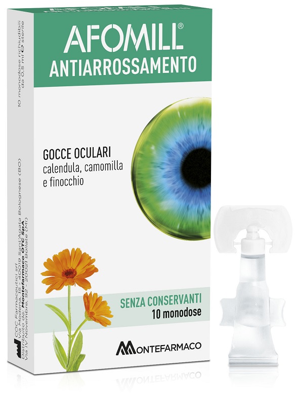 AFOMILL ANTIARROSSAMENTO SENZA CONSERVANTI 10 FIALE DA 0,5 ML - Farmaciapacini.it