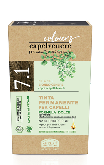 CAPELVENERE COLOURS TINTA CAPELLI 7,1N BIONDO CENERE - Farmaciapacini.it