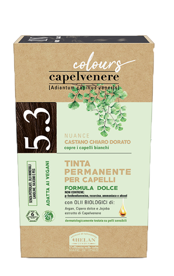 CAPELVENERE COLOURS TINTA CAPELLI 5,3N CASTANO CHIARO DORATO - Farmaciapacini.it