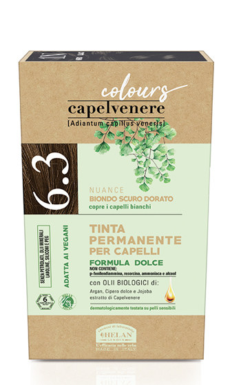 CAPELVENERE COLOURS TINTA CAPELLI 6,3N BIONDO SCURO DORATO - Farmaciapacini.it