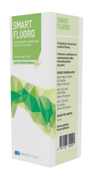 SMART FLUORO GOCCE 10 ML GUSTO CREMA VANIGLIA - Farmaciapacini.it