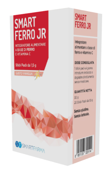 SMART FERRO JR 20 STICK PACK GUSTO VANIGLIA - Farmaciapacini.it
