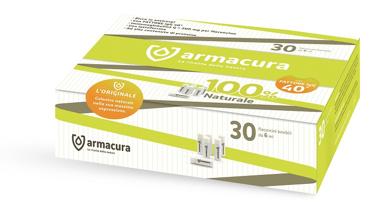ARMACURA COLOSTRO 100% 30 FLACONCINI BEVIBILI - Farmaciapacini.it