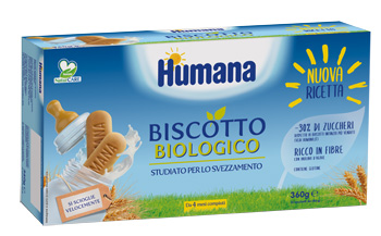 HUMANA BISCOTTO BABY BIO 2 SACCHETTI DA 180 G - Farmaciapacini.it