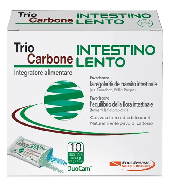TRIOCARBONE INTESTINO LENTO 10 BUSTINE - Farmaciapacini.it