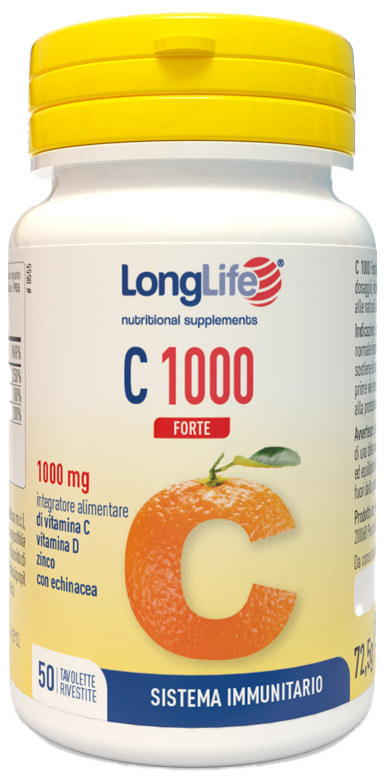 LONGLIFE C 1000 FORTE 50 TAVOLETTE - Farmaciapacini.it