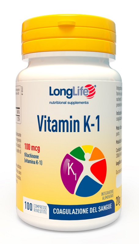 LONGLIFE VITAMIN K 100MCG 100 COMPRESSE - Farmaciapacini.it